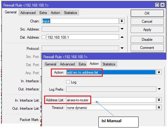 Implementasi Fungsi dynamic Address List di Mikrotik - ALHAD ENTERPRISES
