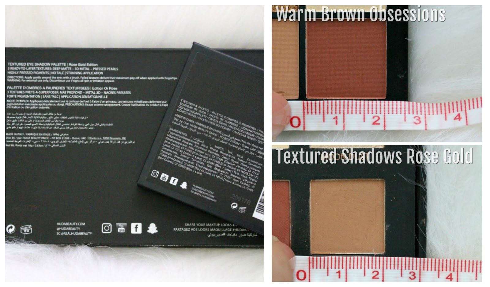 Safiyah Tasneem Sunday Swatches Huda Beauty Obsessions Palette Review