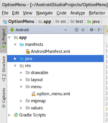 Kotlin for Android : Option Menu Using Kotlin in Android
