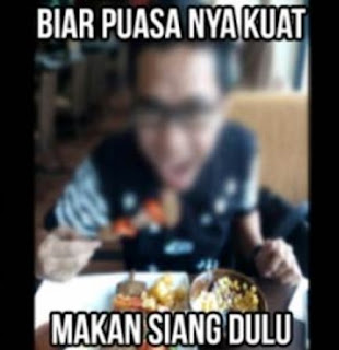 gambar meme lucu biar puasa kuat - kanalmu