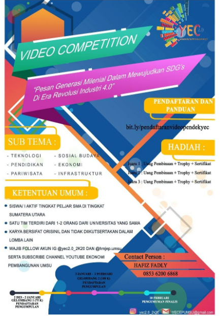 Lomba Video Pendek Pelajar 2020 di UMSU
Lomba Video Pendek Pelajar 2020 di UMSU