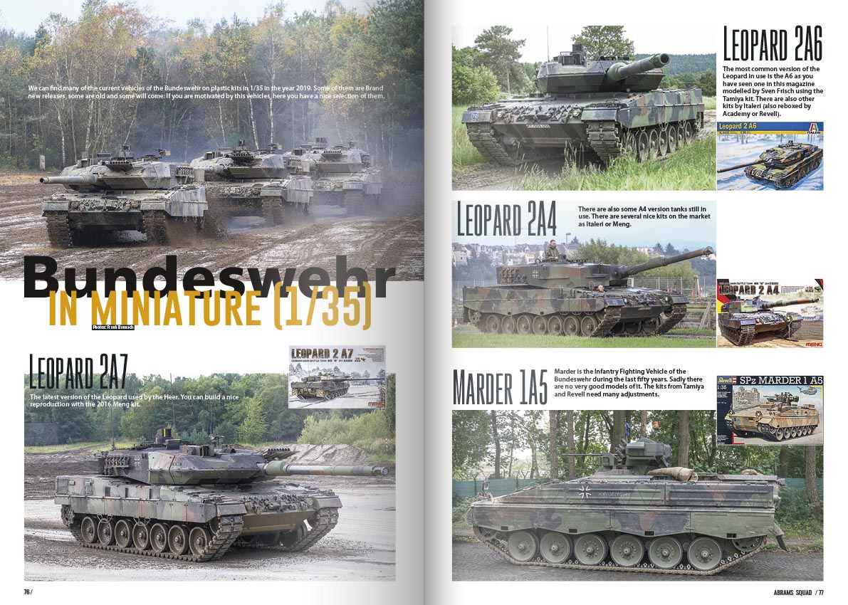 The Modern Modelling Magazine Bundeswehr Abrams Squad Special English 
