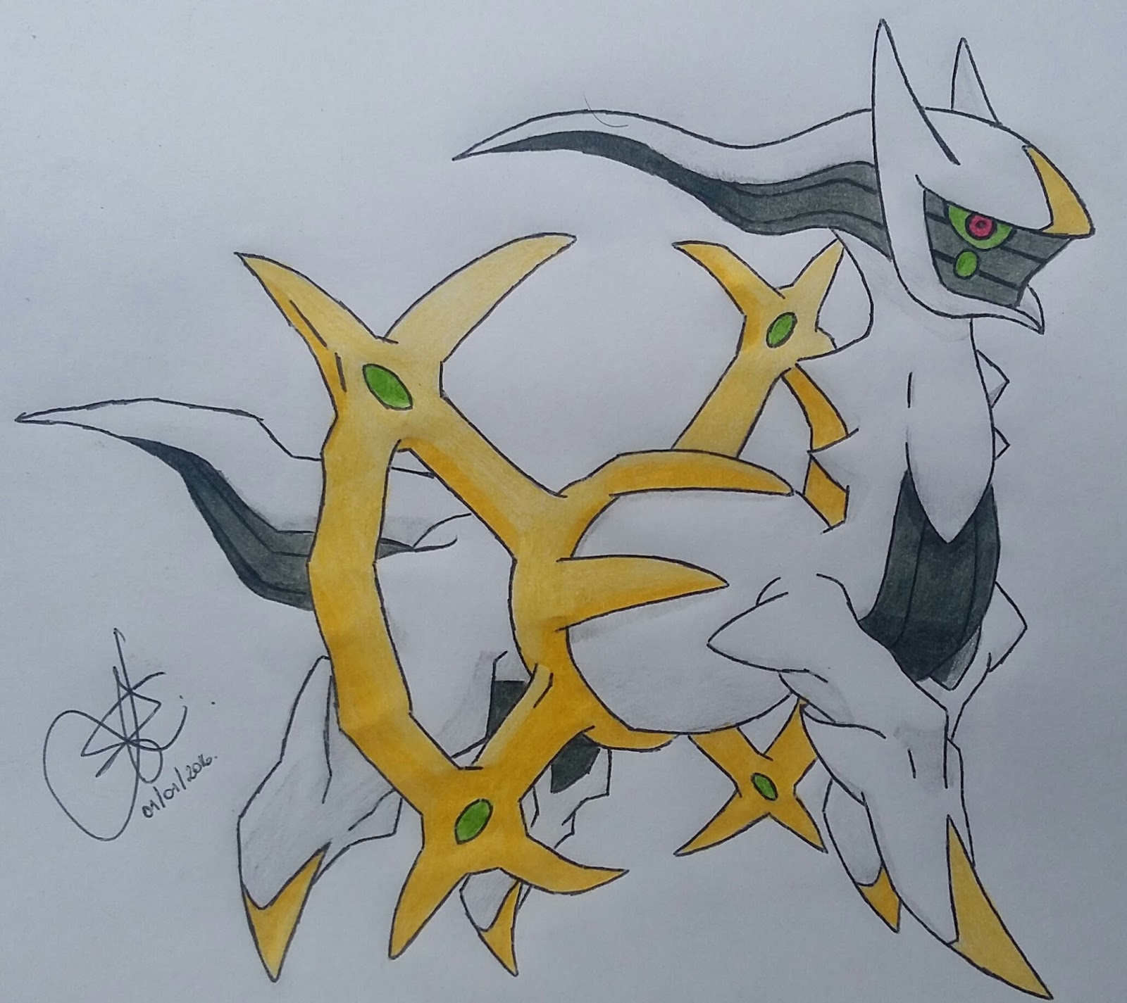 Tutorial de Desenho Arceus