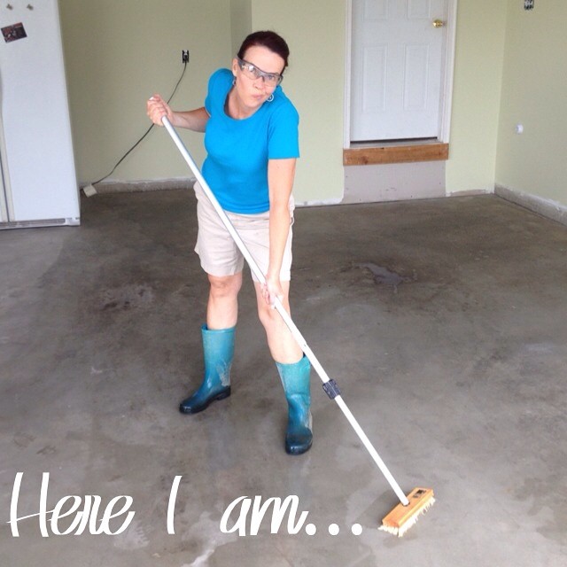 Staining Your Garage Floor DIY... Don't Do It! The Stonybrook House