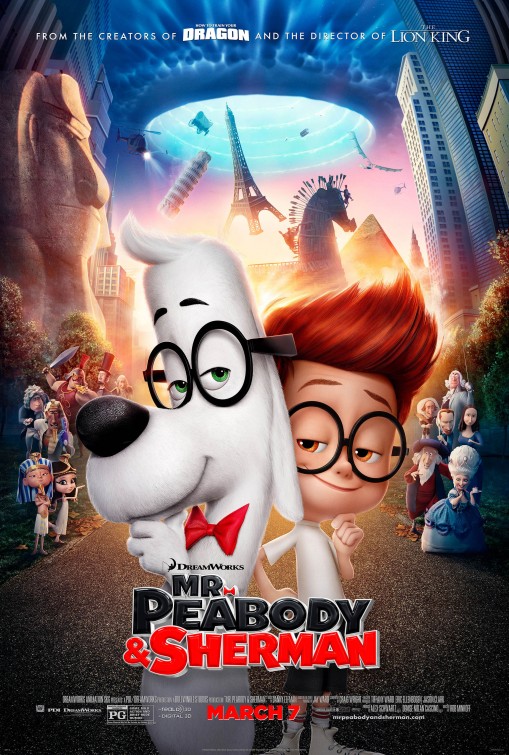 SixtySecond Cinema! MR. PEABODY & SHERMAN (****) SixtySecond Cinema! MR. PEABODY & SHERMAN (****)