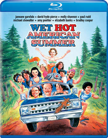 Poster Of Wet Hot American Summer 2001 English 300MB BRRip 480p Free Download Watch Online