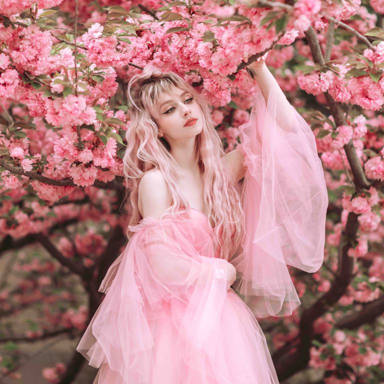 „Cherry Blossom Garden” Photoshoot