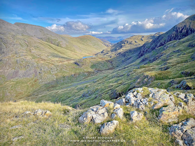 Scafell Pike walk routes height climbing corridor route, the best route up, Seathwaite, Elevation, Hotels, Campsites Lake District