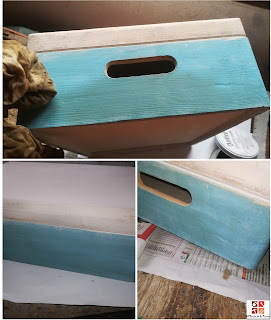 pintar una caja de madera