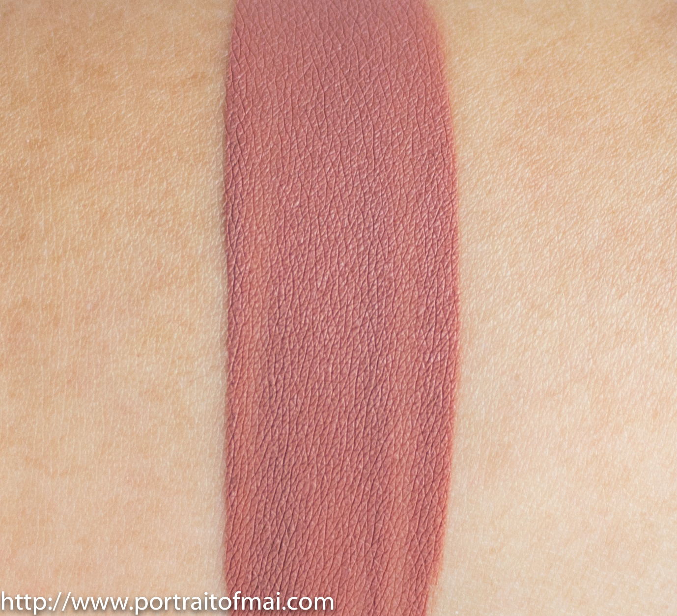 Smashbox Always On Liquid Lipstick in Stepping Out Swatch and Review