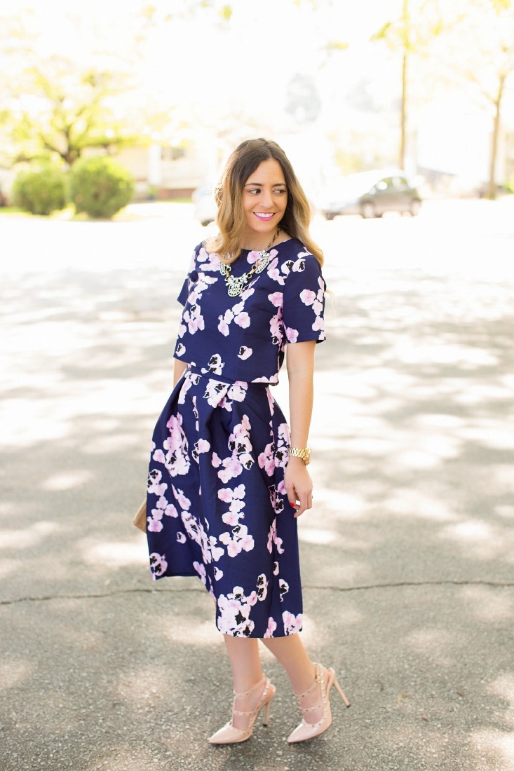 Bedazzles After Dark: Outfit Post: Floral 2 Piece Set