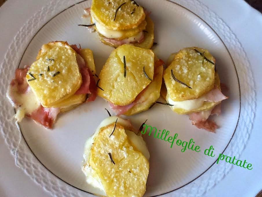 finger food: millefoglie di patate