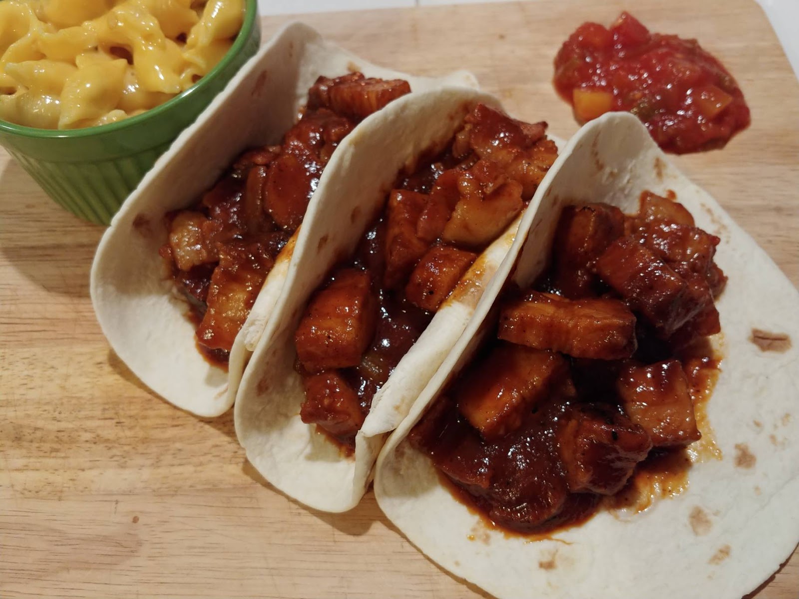 Chef Anonymous BBQ PORK BELLY TACOS