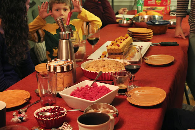 Thanksgiving dessert spread