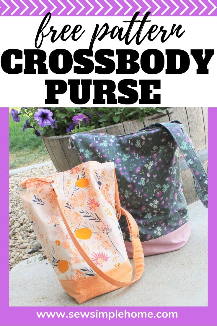 Square Crossbody Bag PDF Download Pattern – Sewing Illustration
