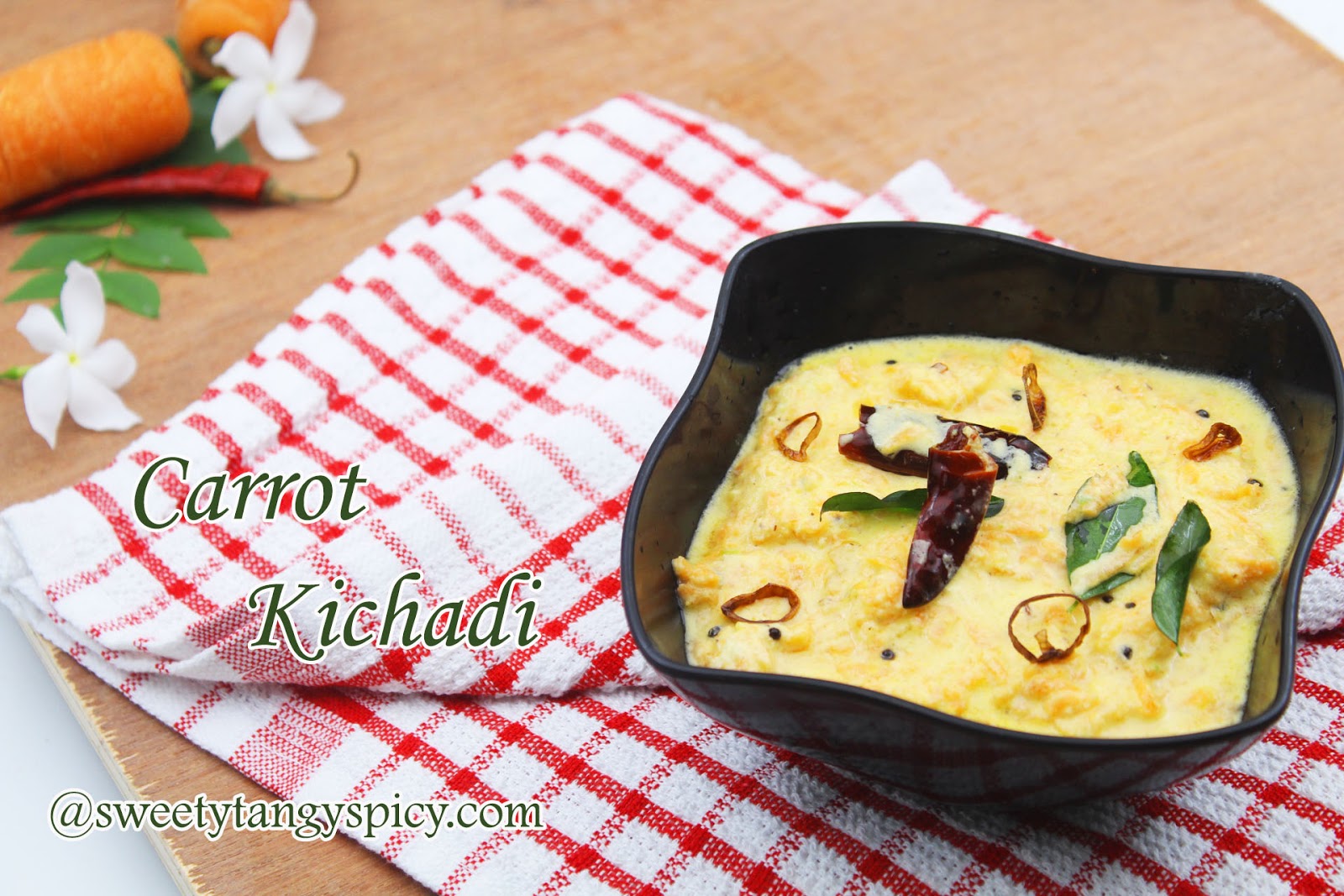 Kerala Style Carrot Kichadi Recipe