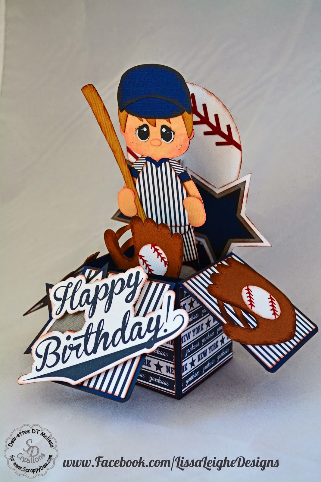 Lissa Leighe Designs Baseball Card in a Box