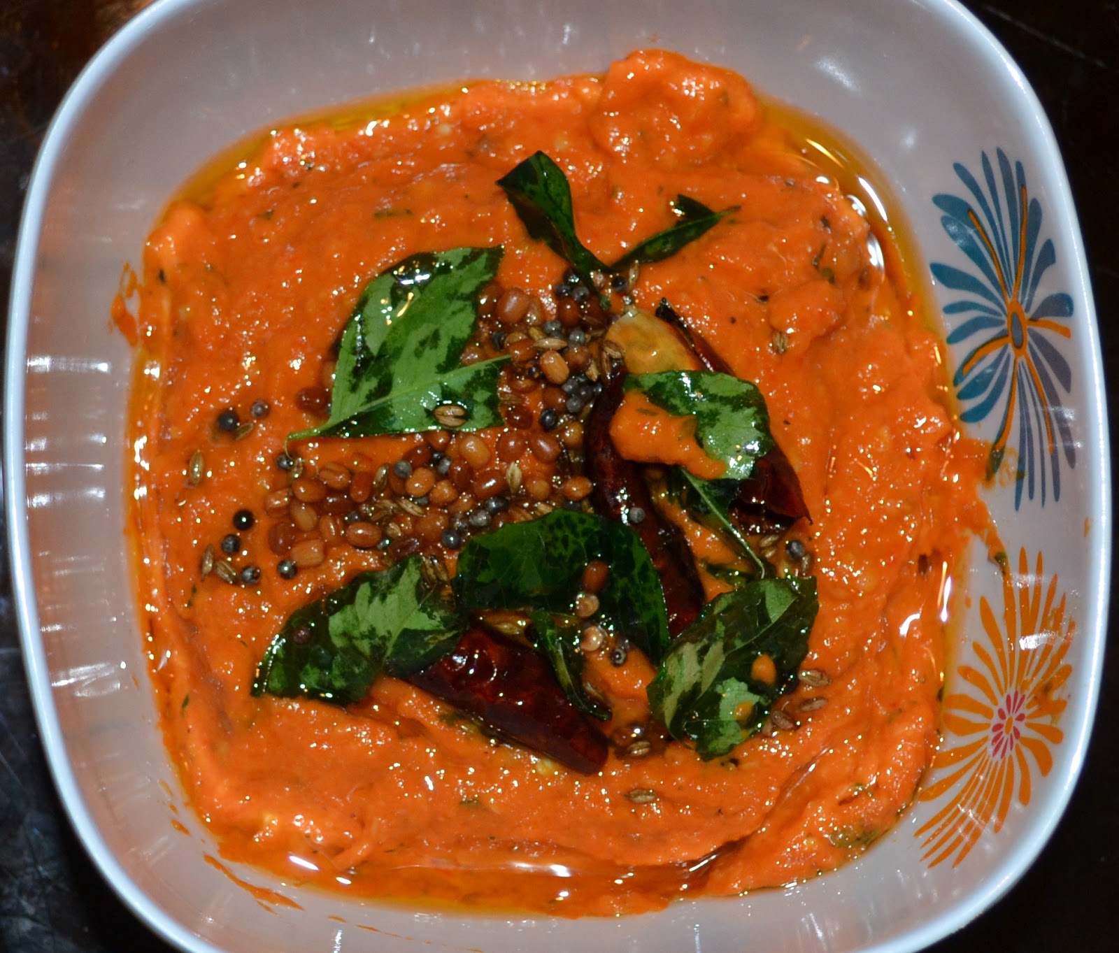 Red Capsicum and Tomato Chutney