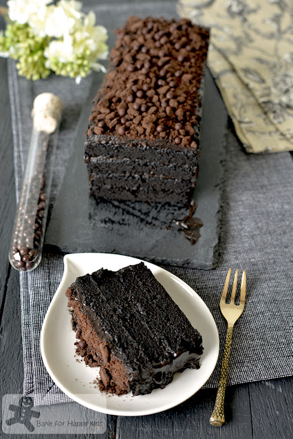 super moist black chocolate cake less sugar black cocoa powder