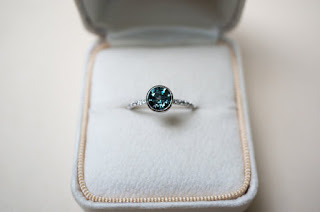 S Kind co sapphire  engagement ring