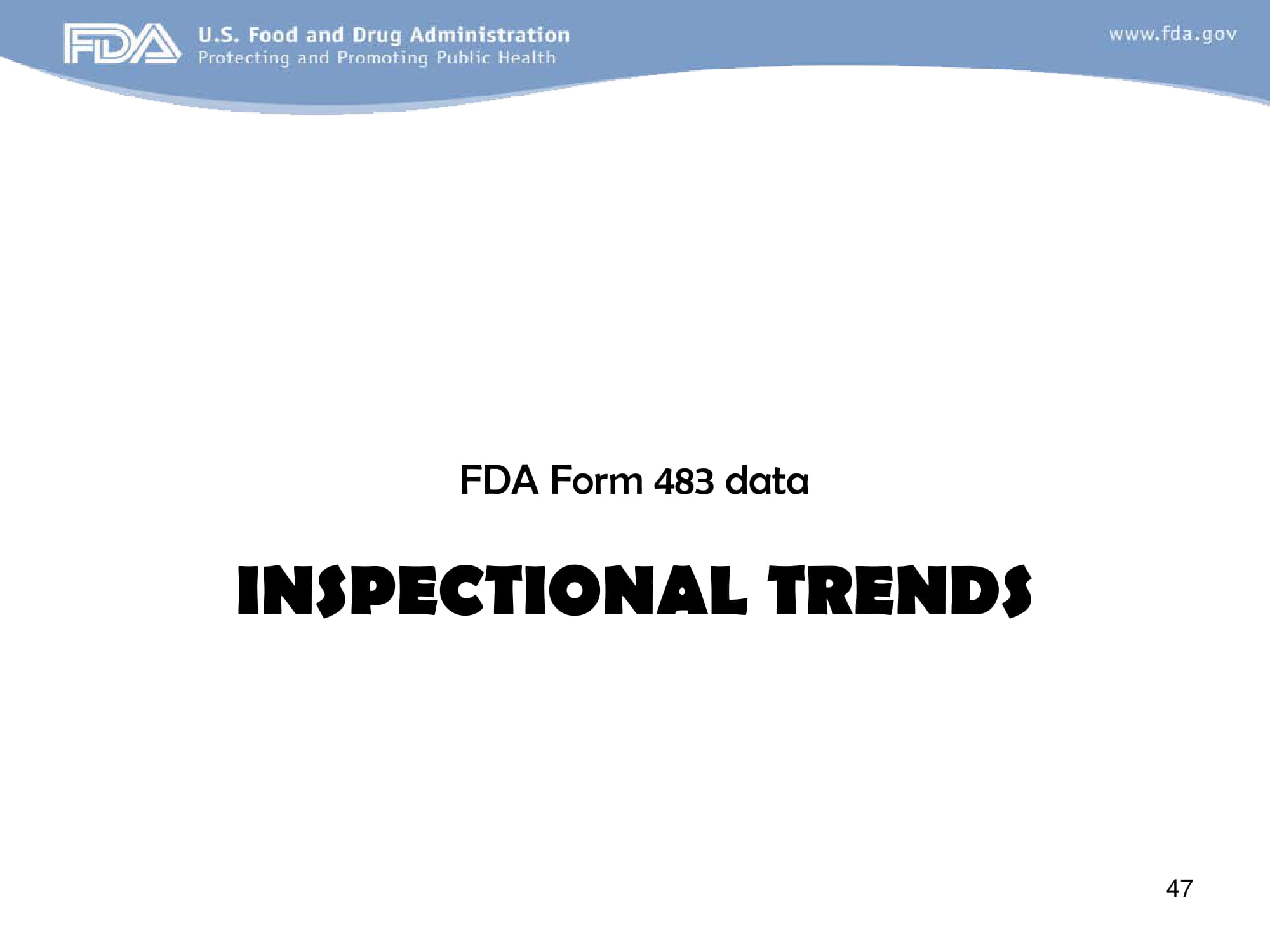 FDA Approaches to GMP Inspection Guidelines