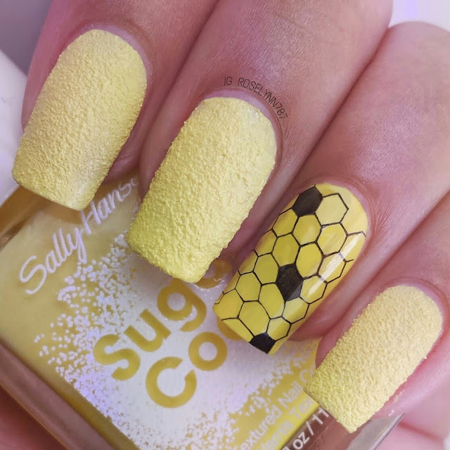 stamp bee yellow