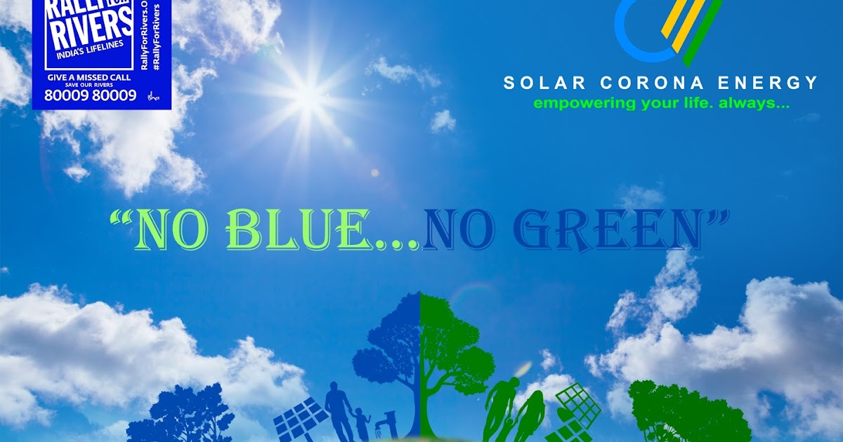 "NO BLUE....NO GREEN"