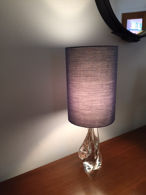 Patinamobel Schone Lampe Mit Glas Fuss