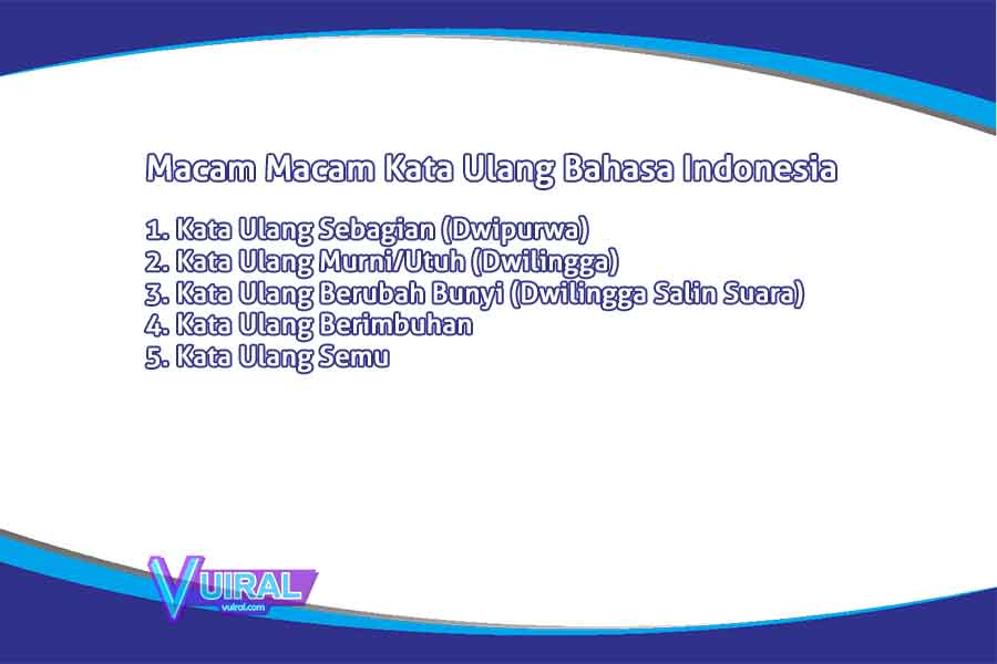 Pengertian Kata Ulang Dan Contoh Kata Ulang Bahasa Indonesia Vuiral Pengertian Kata Ulang Dan Contoh Kata Ulang Bahasa Indonesia Vuiral