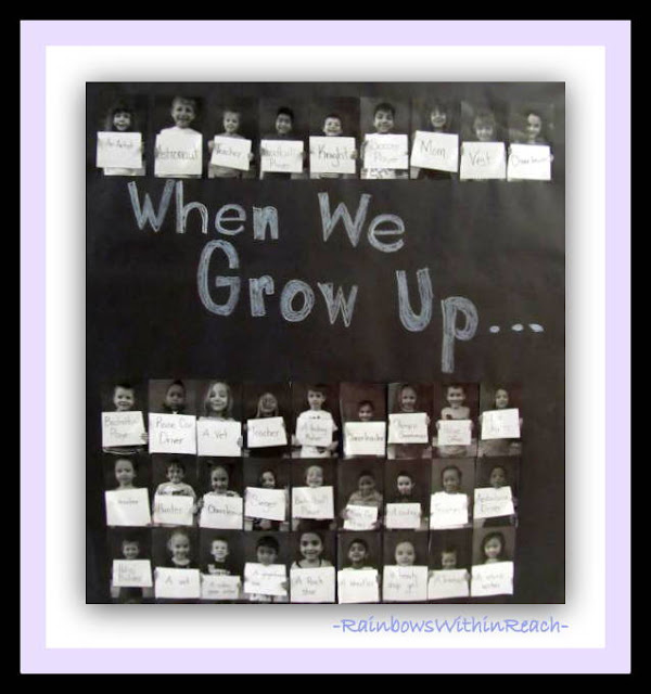 photo of: Kindergarten Graduation Bulletin Board via RainbowsWithinReach