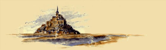 Le Mont St Michel dans sa baie