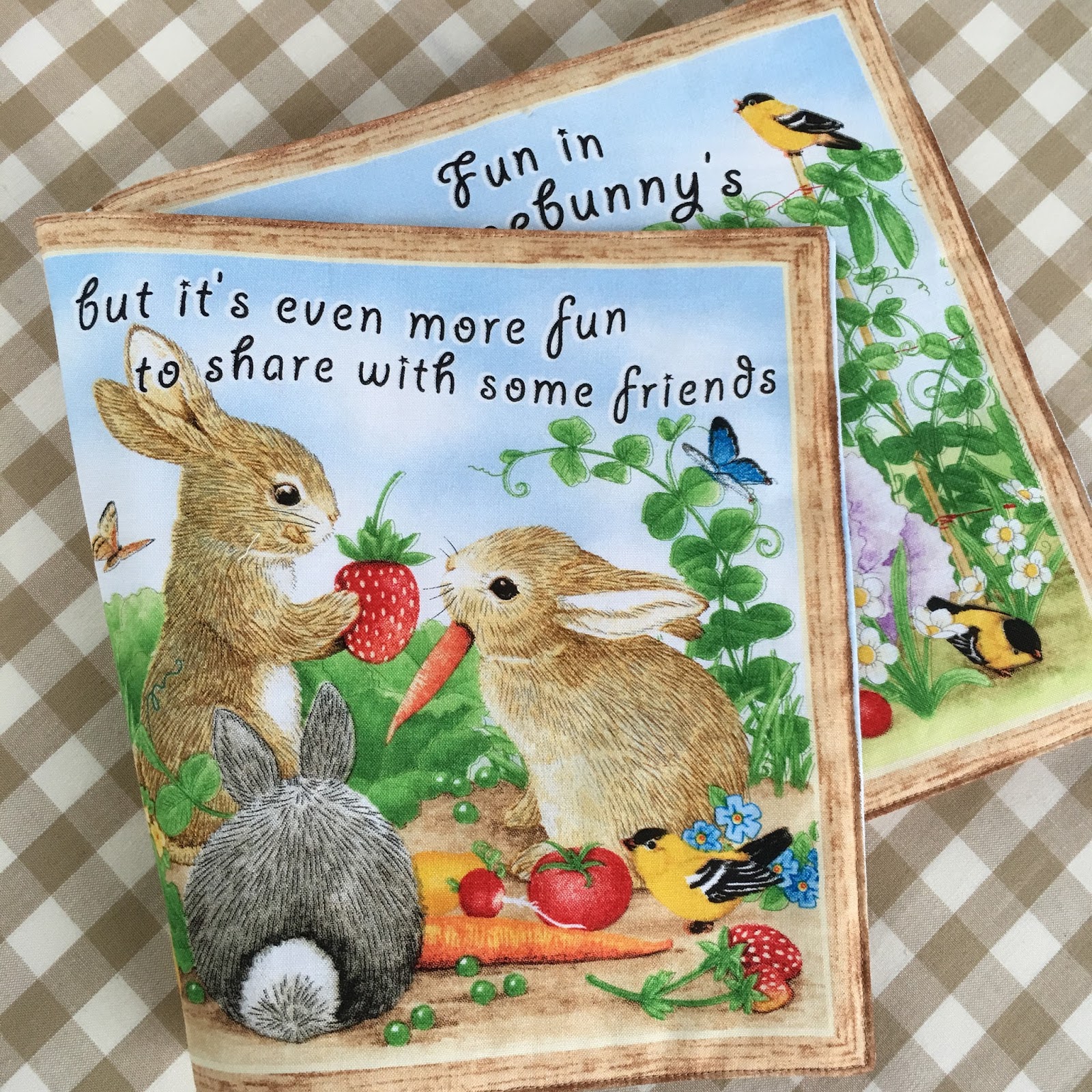 Carried Away Quilting Cloth Children's Book from Quilt Girls