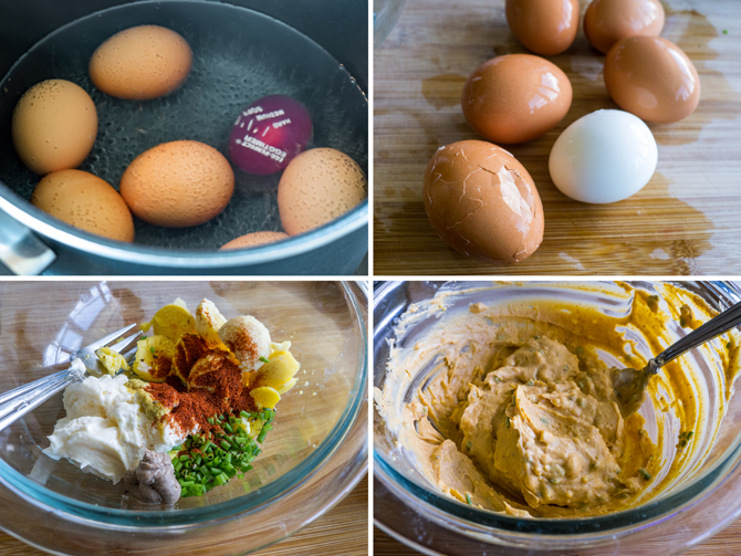 Cooking Weekends Deviled Eggs with Smoked Paprika