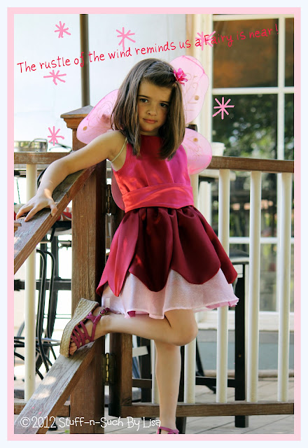 Stuff-n-Such By Lisa: Tinkerbell Rosetta Fairy Dress