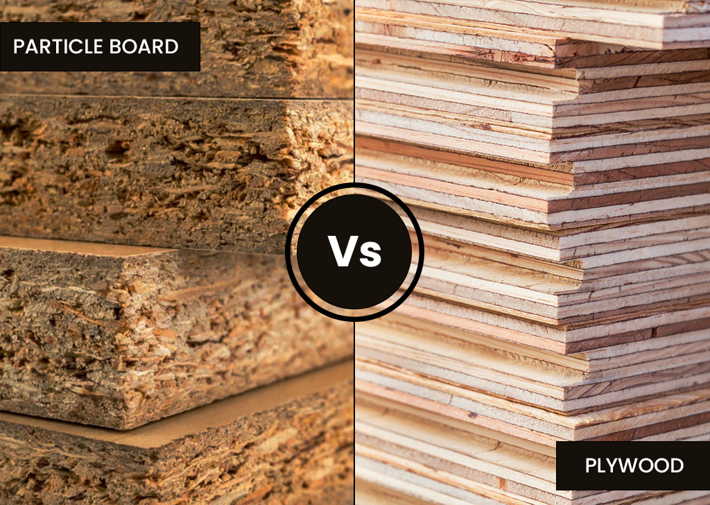 Difference between Particle Board and Plywood