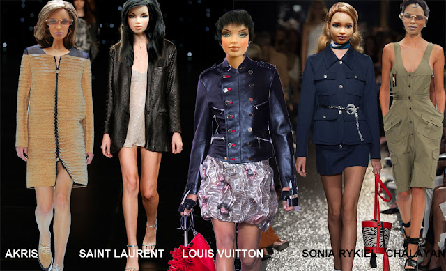 Fashion Doll Stylist: Doll's Eye View: Paris S/S '16 Trends Pt. 2
