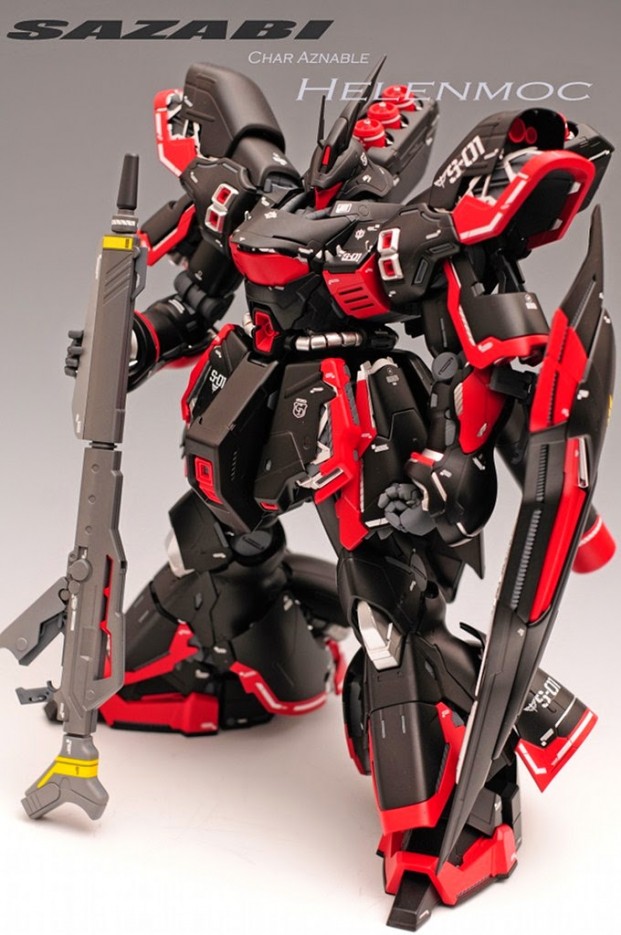 Painted Build Mg 1 100 Msn 04 Sazabi Ver Ka Gundam Kits Collection News And Reviews