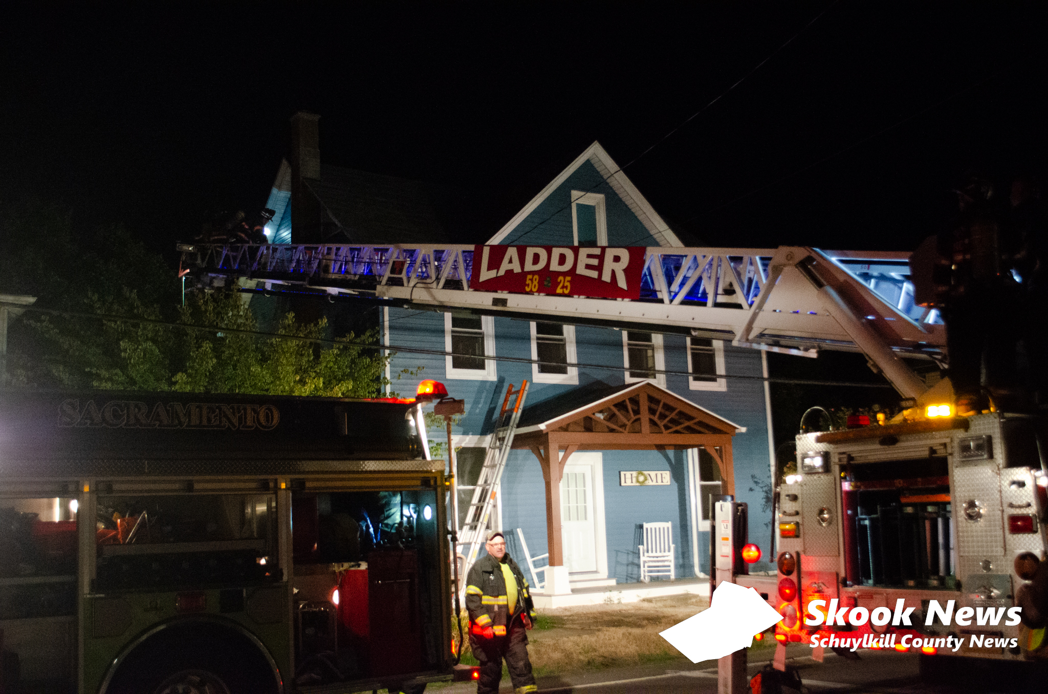 Firefighters Respond to House Fire in Hegins