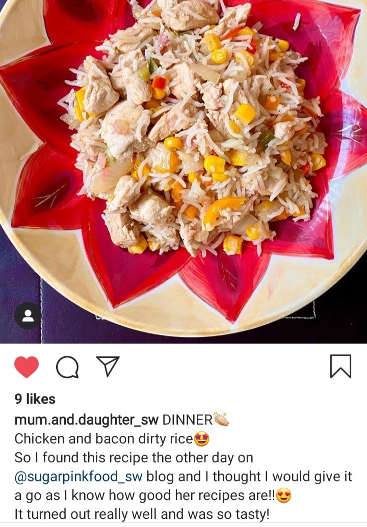 Chicken & Bacon Dirty Rice Recipe Slimming Fakeaway Recipe Sugar