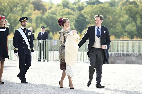 Princess Madeleine, Chris O'Neill and Princess Leonore, King Carl Gustaf and Queen Silvia, Crown Princess Victoria and Prince Daniel, Prince Carl Philip and Princess Sofia 