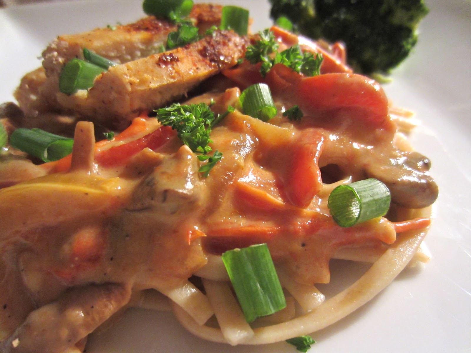 Little Mommy, Big Appetite Light and Spicy Creamy Cajun Pasta