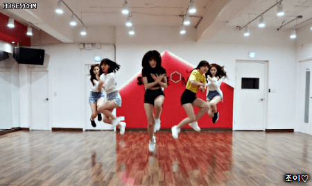 여자친구 귀를 기울이면 연습실 댄스 움짤.gif | 인스티즈