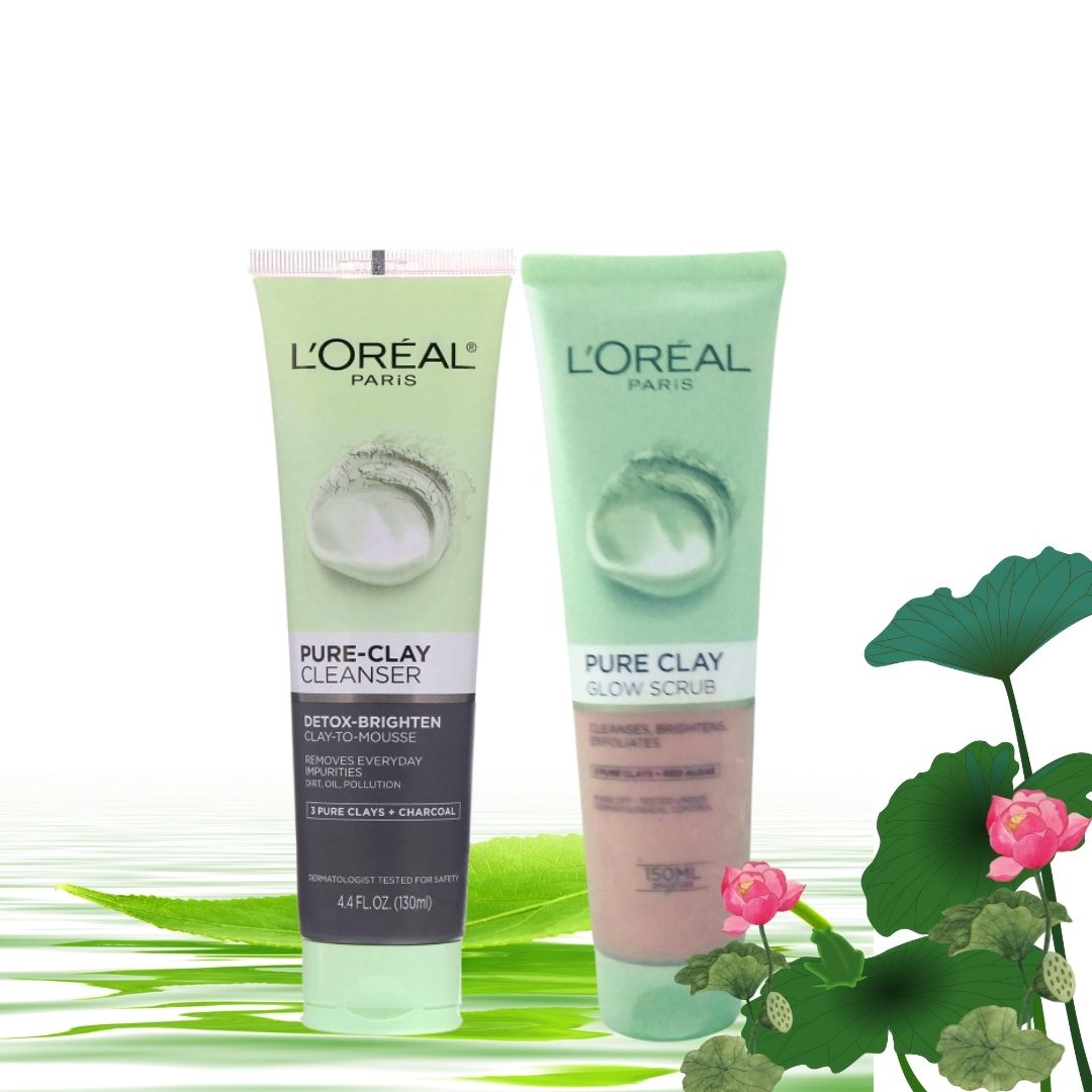 Review L'oreal Pure Clay Glow Scrub