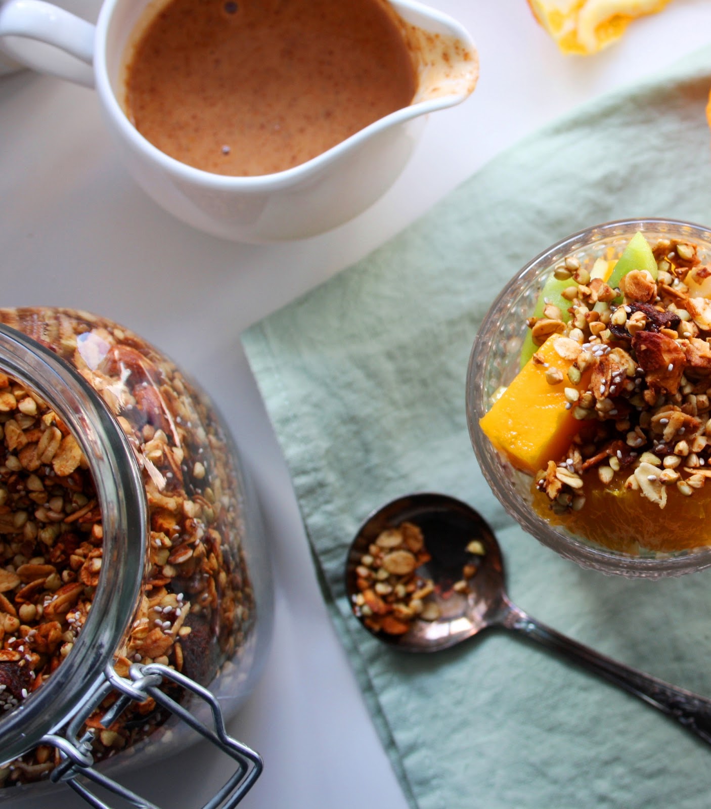 Healthy Happy Soul Buckwheat Muesli and a Fruit Salad Recipe with a Secret Sauce
