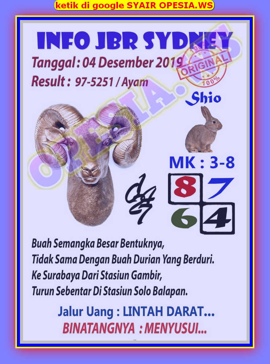 1 New Message Kode Syair Sydney 4 Desember 2019 Forum Syair Togel Hongkong Singapura Sydney 1 New Message Kode Syair Sydney 4 Desember 2019 Forum Syair Togel Hongkong Singapura Sydney