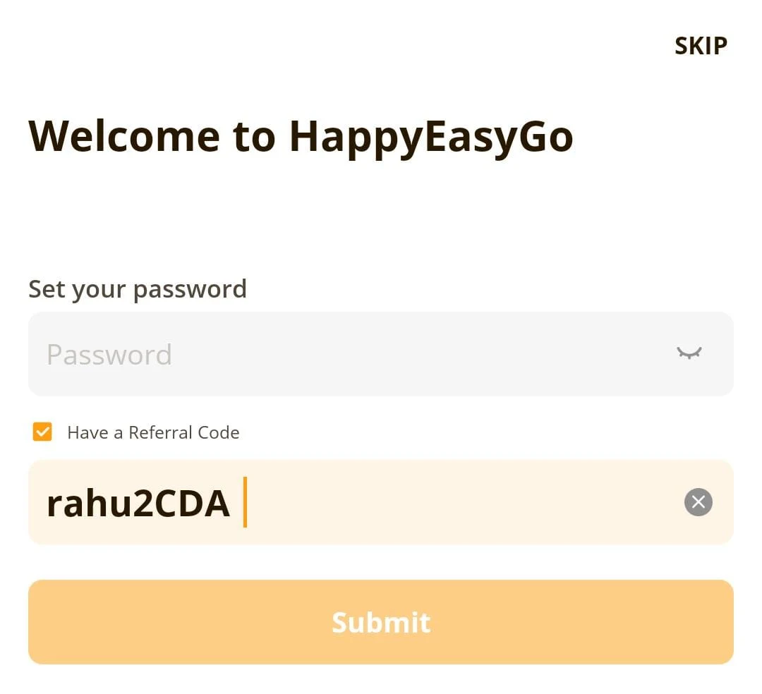 Happy Easy Go Coupon Code,Happy Easy Go Promo Code,Happy Easy Go Referral Code