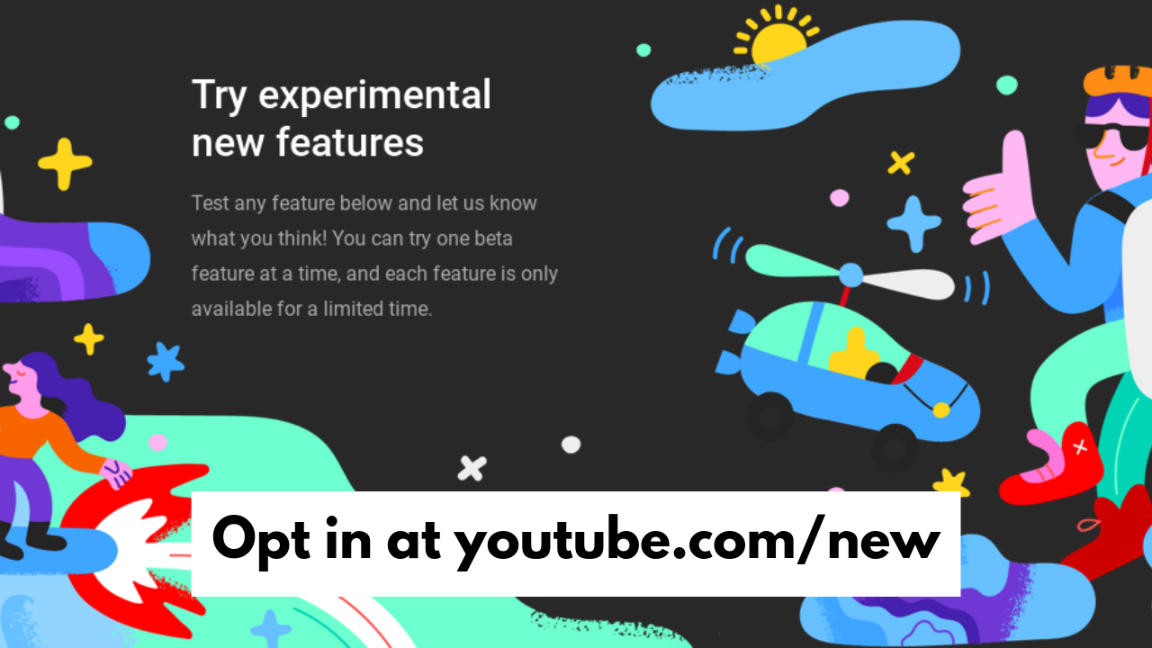 Test Youtube Experimental Desktop Features At Youtube New