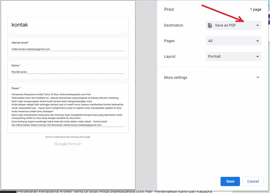 Cara Mengubah Google Formulir Ke Pdf Di Pc Hp Brankaspedia Blog Tutorial Dan Tips Cara Mengubah Google Formulir Ke Pdf Di Pc Hp Brankaspedia Blog Tutorial Dan Tips