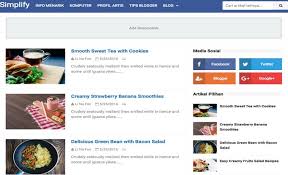 Simplify 2 Blogger Template