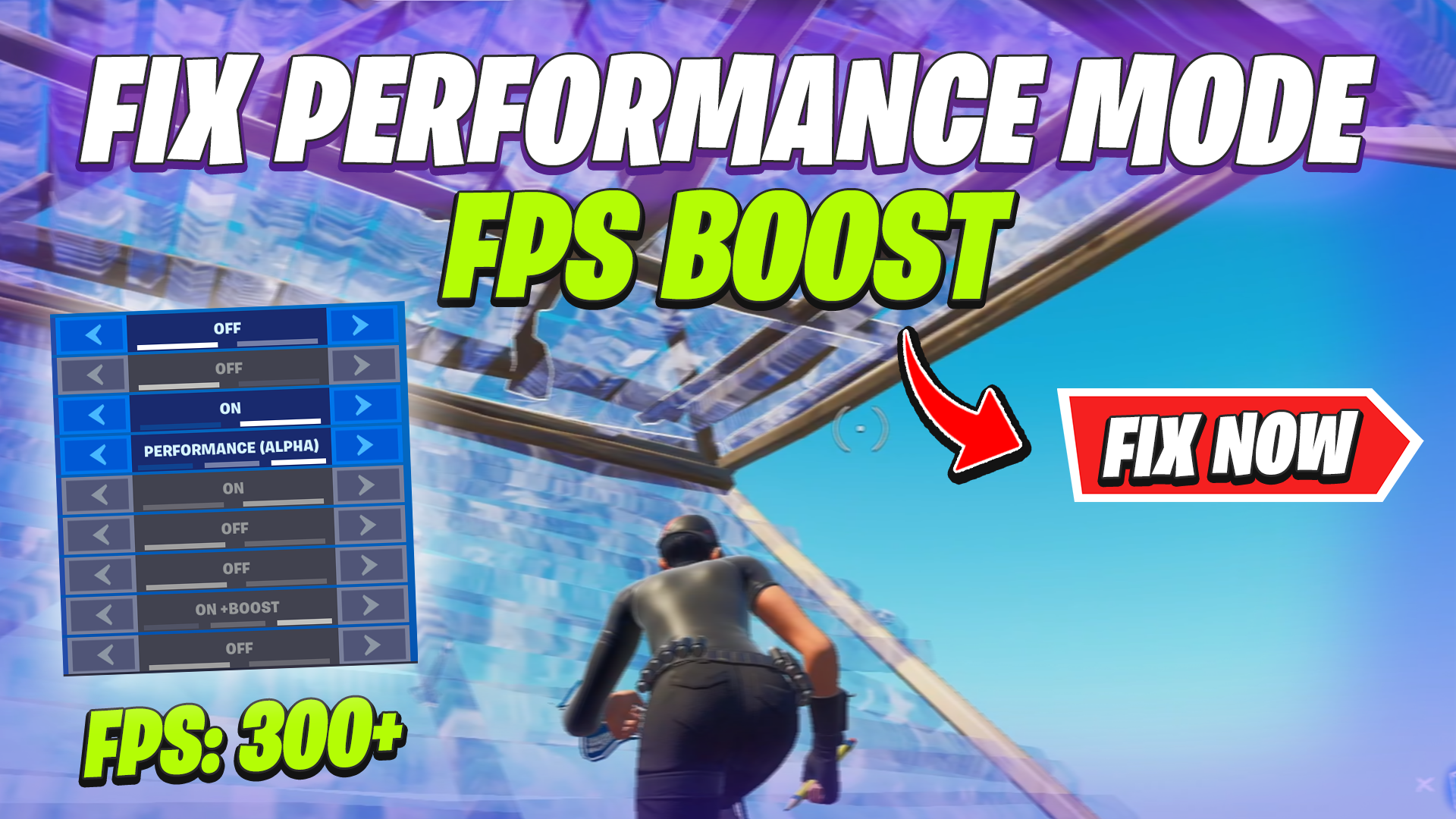 How To Fix Performance Mode In Fortnite Performance Mode (Boost FPS)
